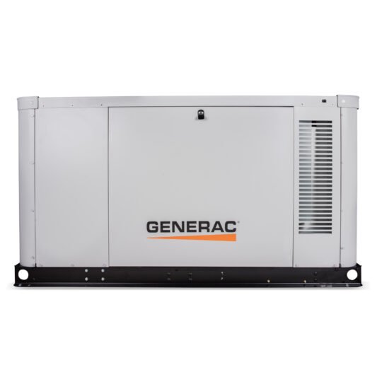 Generac XG02525 25kW 2.5L Liquid-Cooled Standby Generator – 3P, 208/240/480V Convertible, Natural Gas or Propane