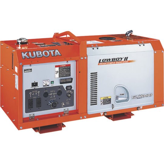 Kubota Lowboy II Diesel Generator, 11 kW, Model# G3112-00000
