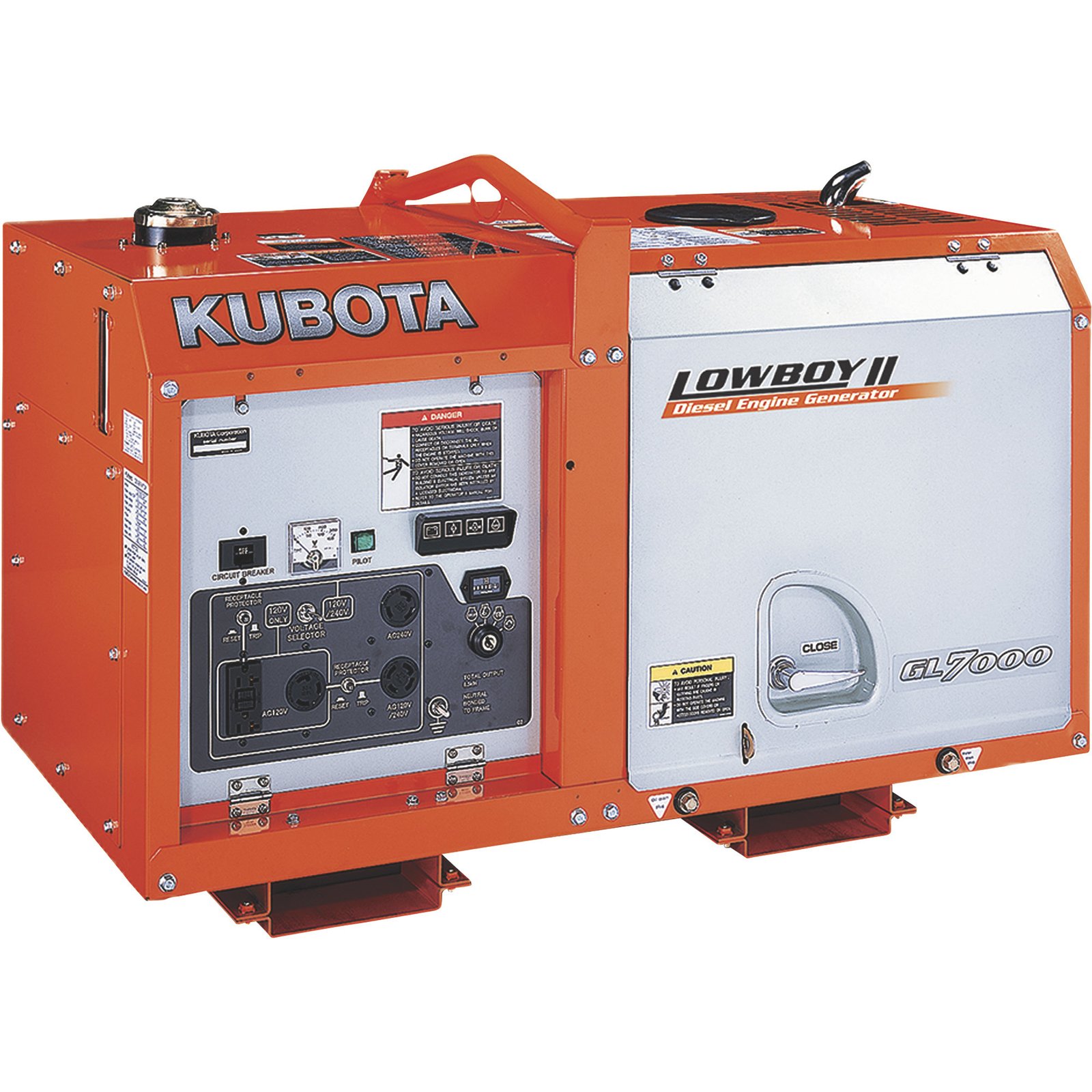 Kubota Lowboy II G3102-00000 Diesel Generator – 7kW