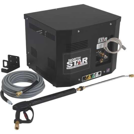 NorthStar Electric Cold Water Total Start/Stop Stationary Pressure Washer, 1500 PSI, 2.0 GPM, 120 Volts