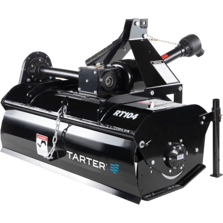 Tarter 100 Series Rotary Tiller - 4ft., 46.5in. Working Width, 7in. Max Depth, Category 1, Model# RT104BL