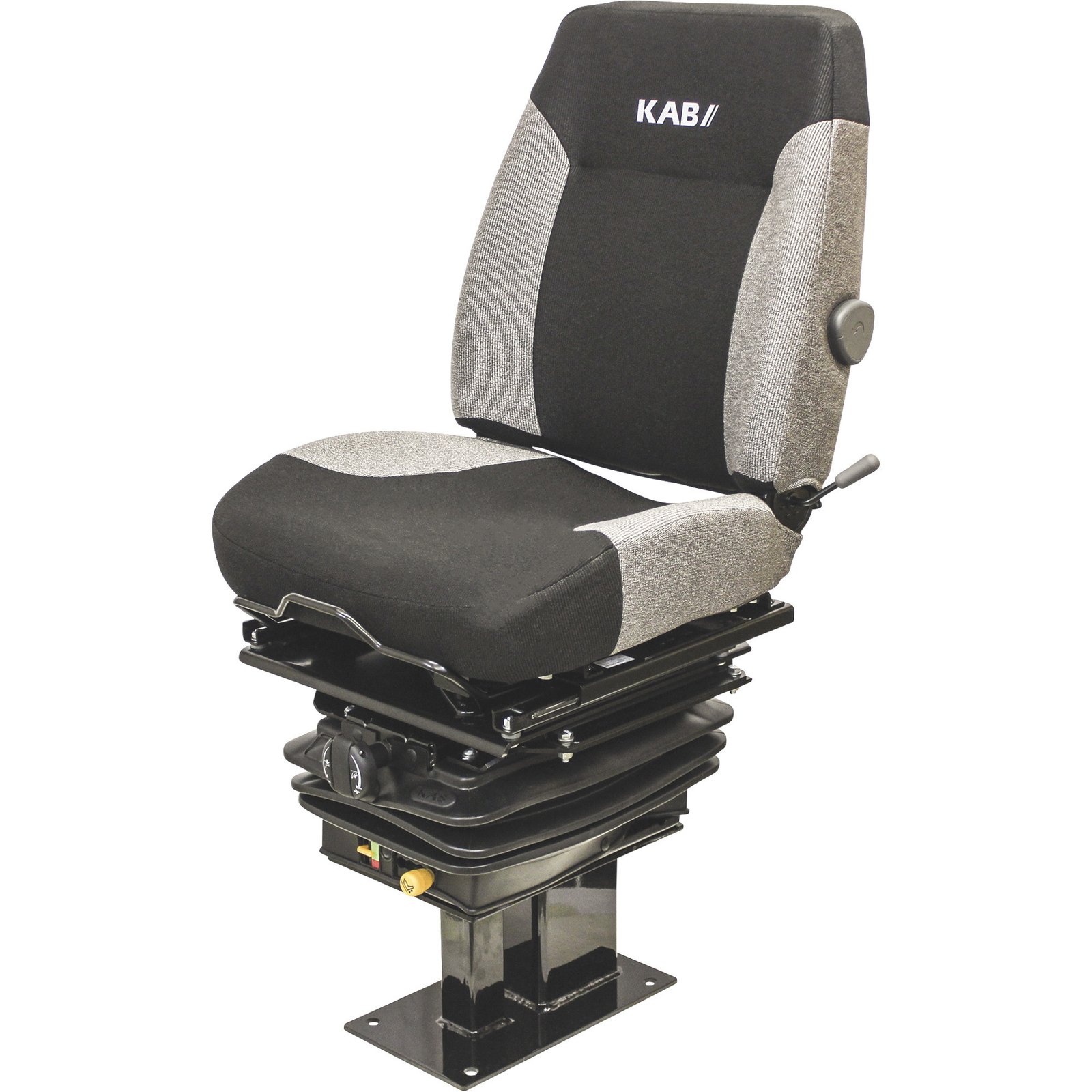 K&M 6882 Backhoe Mechanical Suspension Seat – Fabric