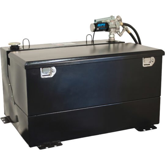 Better Built 29214987 Steel Diesel Transfer Tank & Toolbox Combo – 75 Gallon, GPI 12V Pump, 15 GPM
