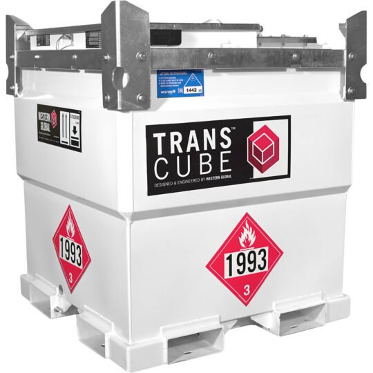 Western Global TransCube 10TCG Transportable Double-Walled Gasoline/Diesel Fuel Storage Tank with Level Gauge, 251 Gallons, Model# TCGWN0010