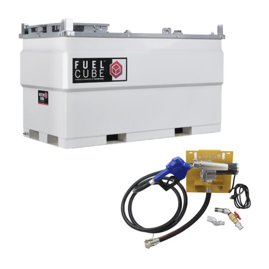 Western Global, FuelCube, 544 Gallons, w/ Gauge 115V Pump, Capacity 544 Gal, Shape Rectangle, Model# FCPWN0500-11512GP-SNN