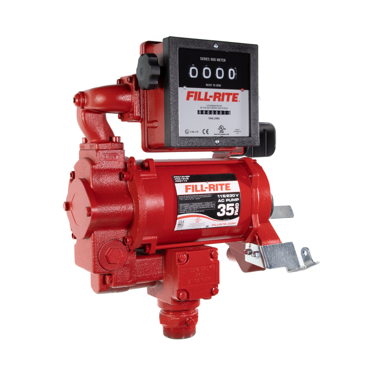 Fill-Rite FR311VLN Heavy-Duty Fuel Transfer Pump – 35 GPM, 115/230V AC