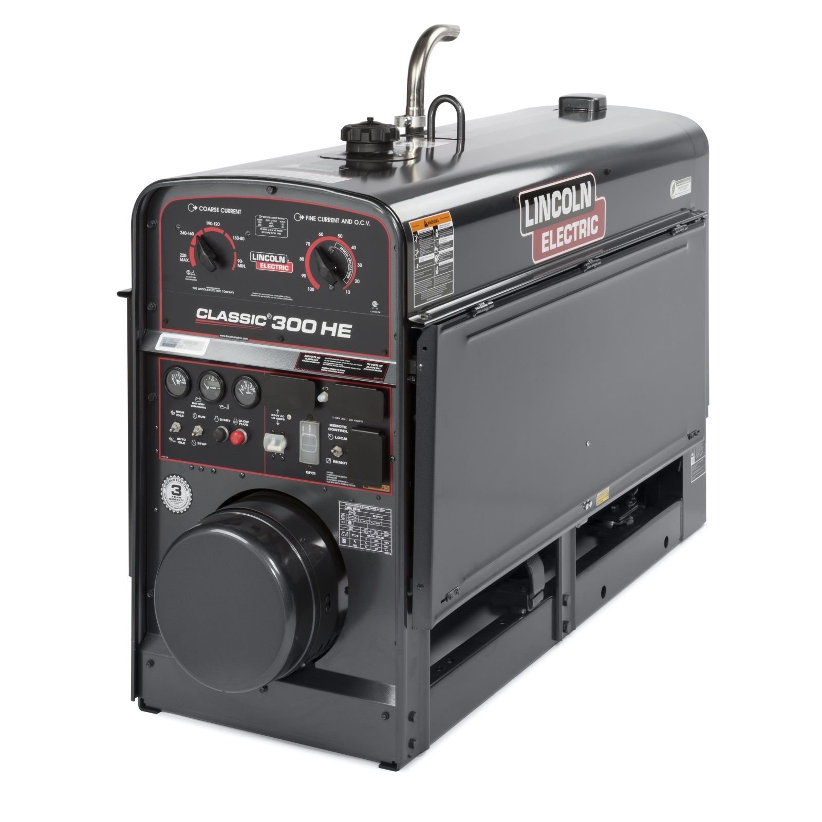 Lincoln Electric Classic 300 HE Kubota T4 Welder/Generator – High Efficiency