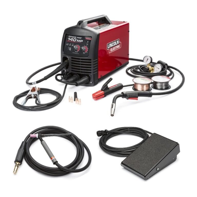 Lincoln K4499-1 Power MIG 140 MP Multi-Process Welder - TIG One-Pak