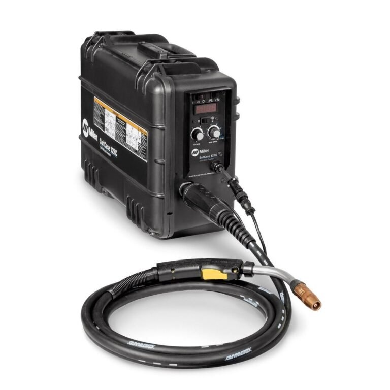 Miller 951580 SuitCase 12RC Wire Feeder w/ Bernard Q300 Gun & Meters