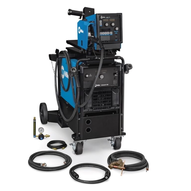 Miller 951808 Deltaweld 500 Industrial MIGrunner w/ Single Intellx Pro Feeder