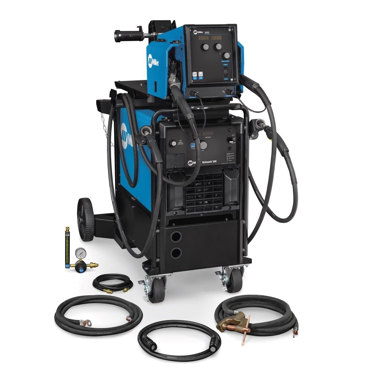 Miller Deltaweld 500 951819 MIGrunner – Dual Intellx Feeders