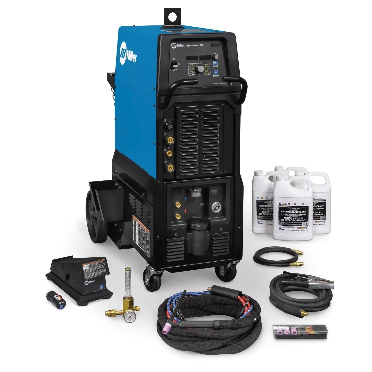 Miller Syncrowave 400 951873 AC/DC TIG Welder – Wireless Foot Control