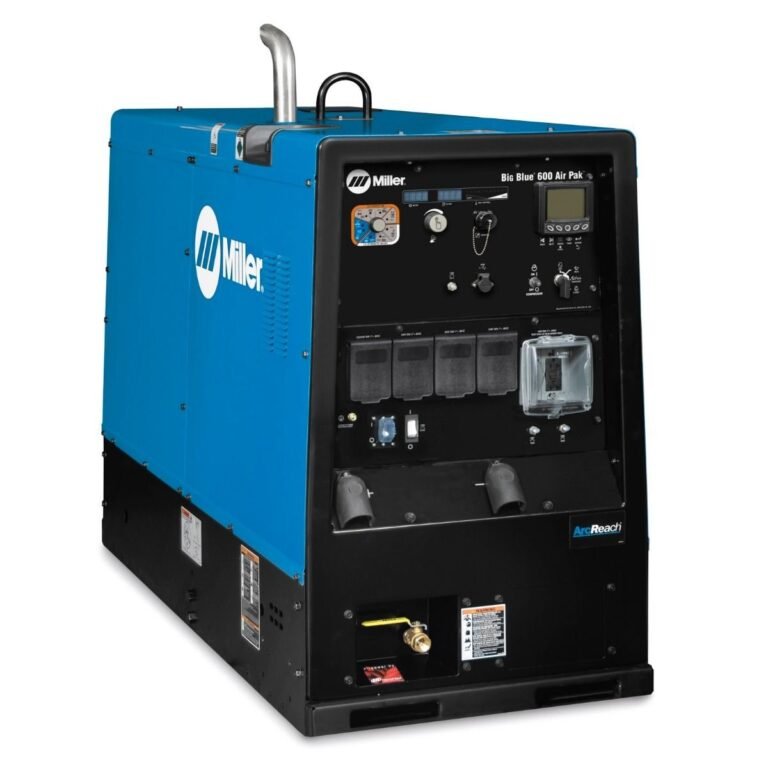 Miller Big Blue 600 Air Pak Welder/Generator w/ ArcReach & Air Compressor