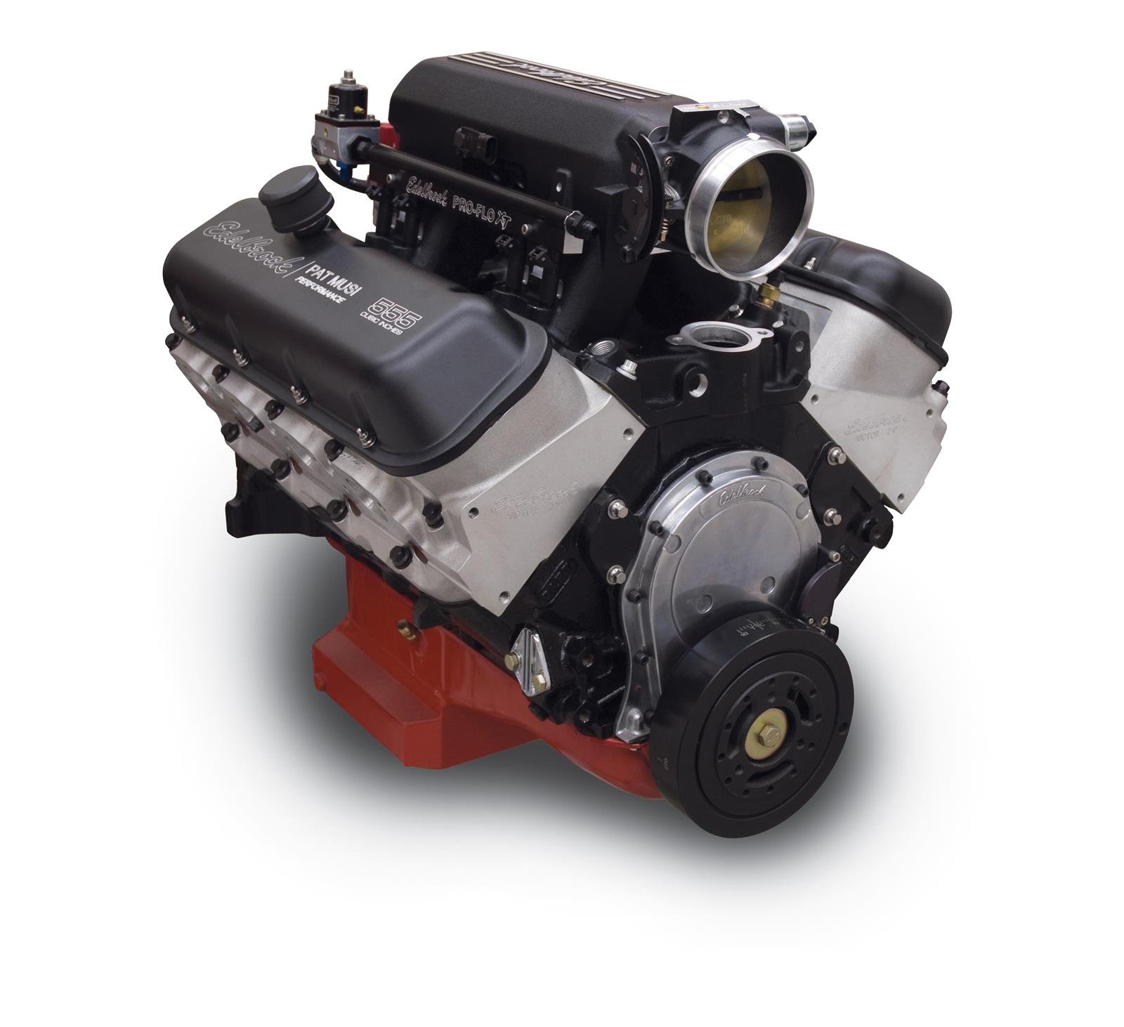 Edelbrock Musi 49557 555 Pro-Flo 4 Long Block Crate Engine – 697 HP