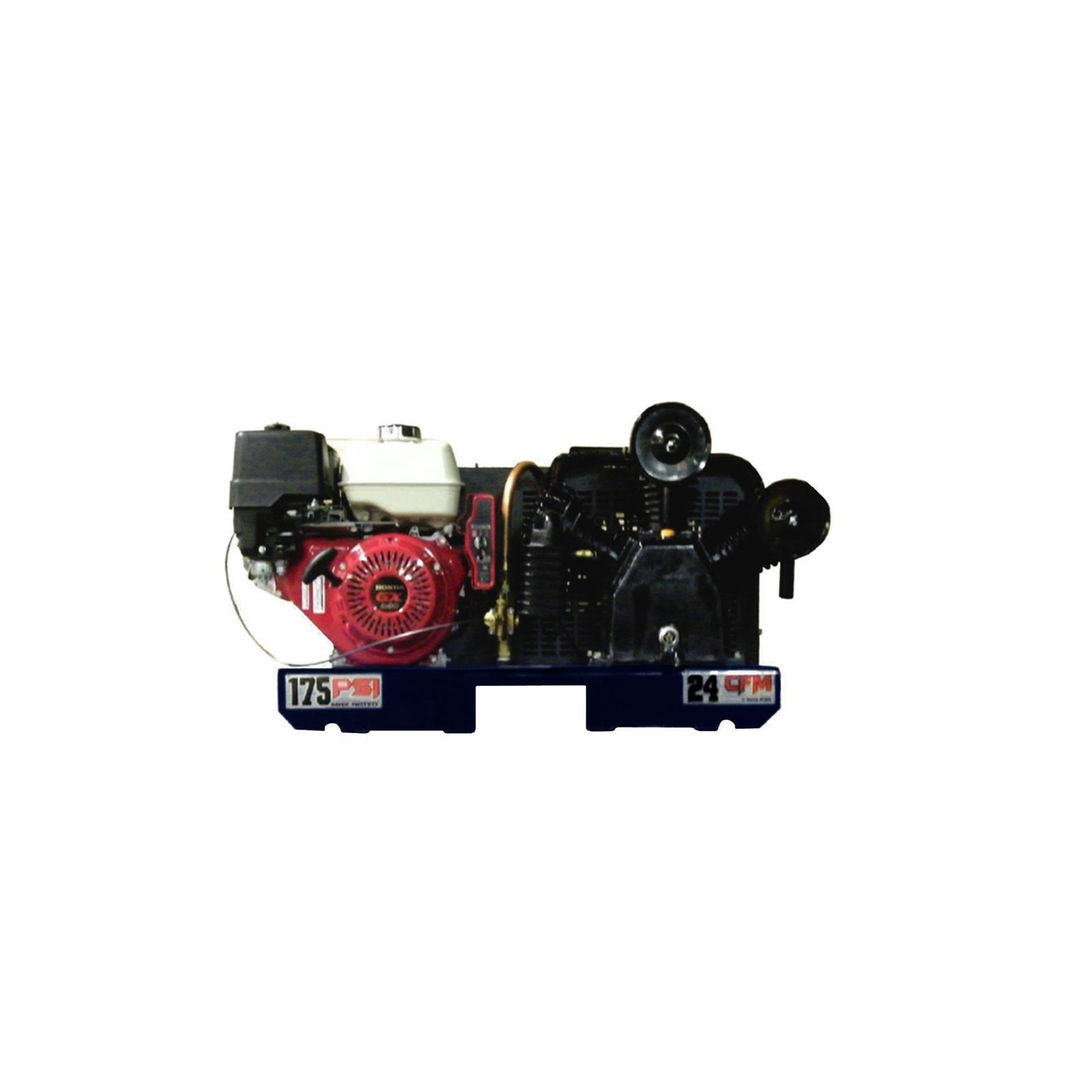 EAGLE 11GSKTRKE Skid-Mount Air Compressor – 13 HP, 24 CFM