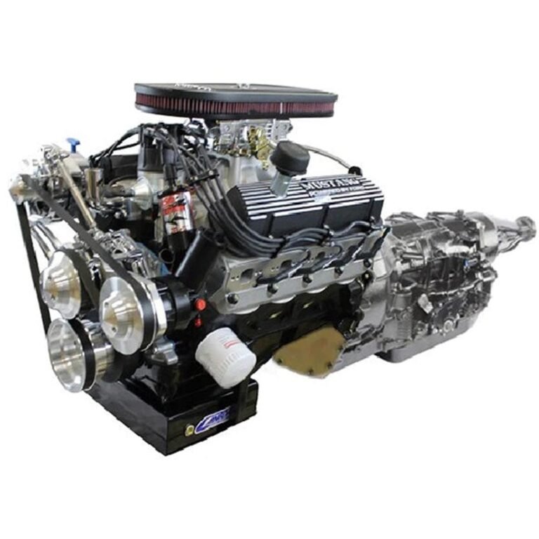 BluePrint Builder Series 347W/415HP Mustang Edition Carbureted Crate Engine and 4R70W Trans Combos B347KB4R7M