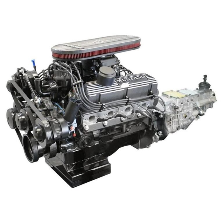 BluePrint Builder Series 347W/415HP Mustang Edition Carbureted Crate Engine and TKX Trans Combos B347KBTKXM