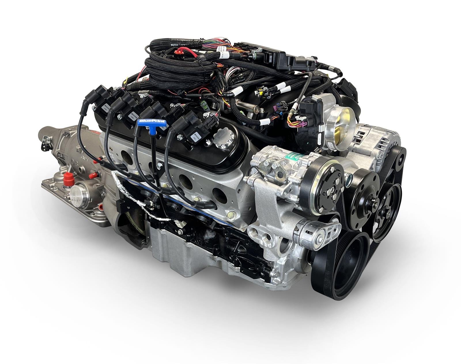 BluePrint Builder Series BLS3763K4L7 LS376 EFI Crate Engine & 4L65/70E Transmission Combo – 530 HP