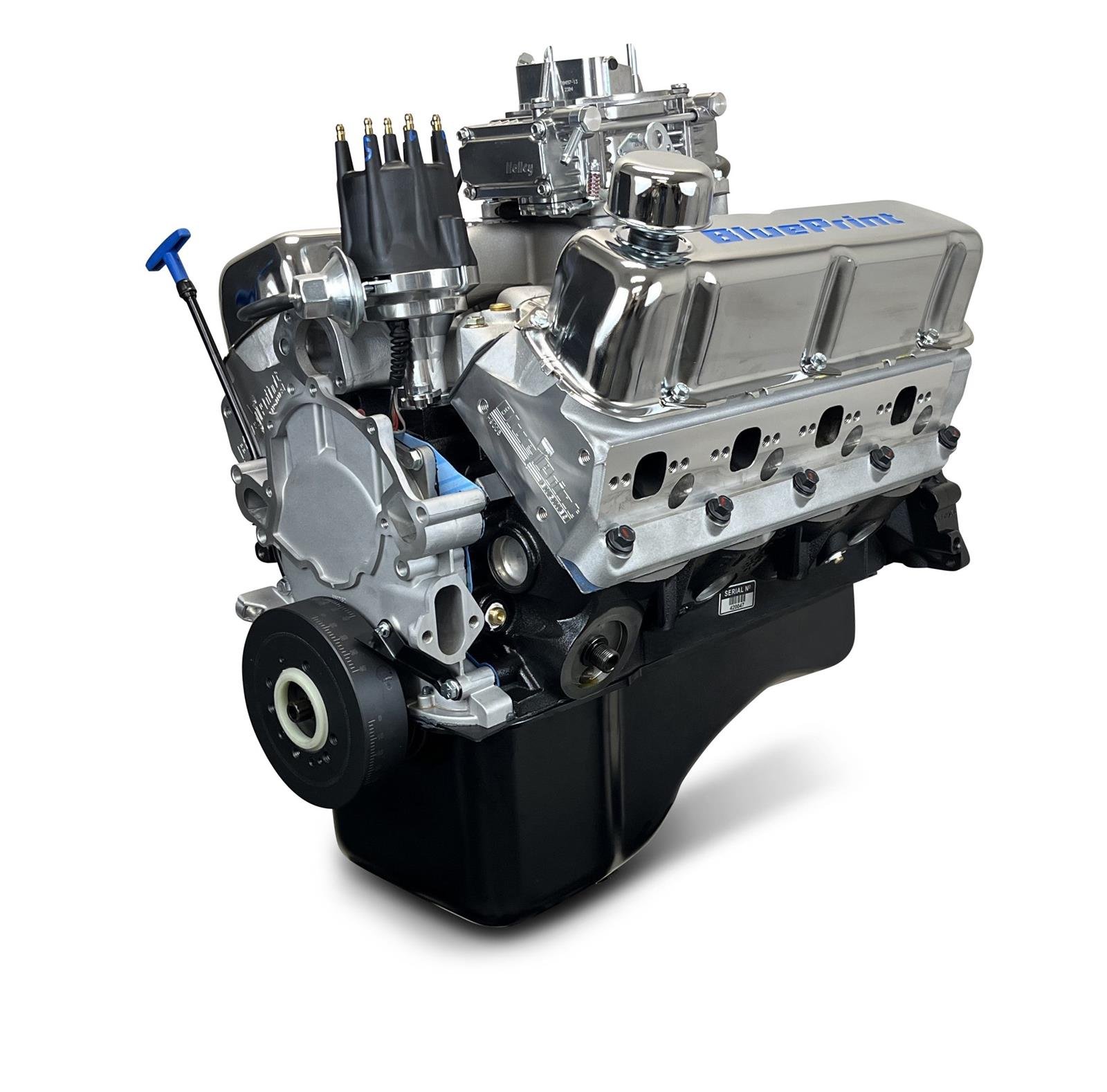 BluePrint Engines BP3479CTC Ford 347 Dressed Stroker Long Block Crate Engine – 415 HP