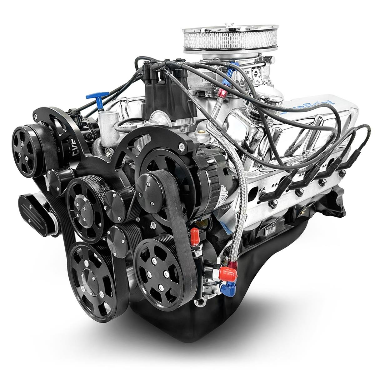BluePrint Engines BP3479CTFKB Ford 347 Dressed Stroker Long Block Crate Engine – 415 HP