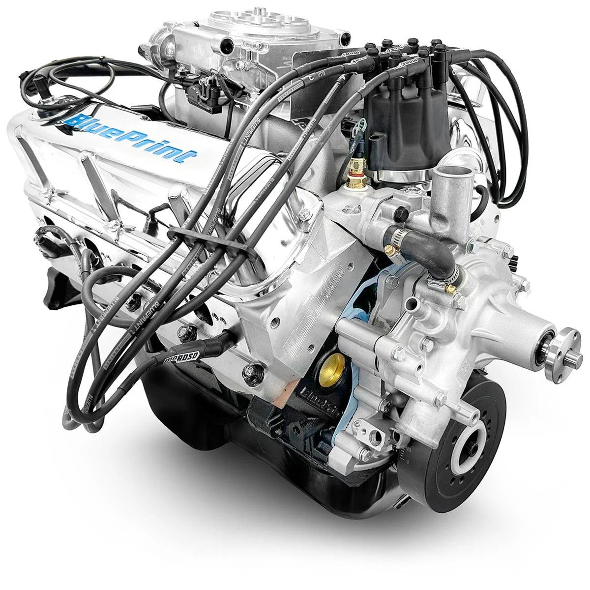 BluePrint Engines BP3479RCTFD Ford 347 Dressed Stroker Long Block Crate Engine – 415 HP