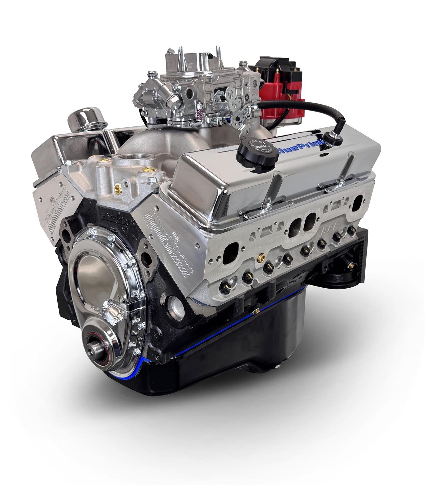 BluePrint Engines BP3505CTC GM 350 Dressed Long Block Crate Engine – 390 HP