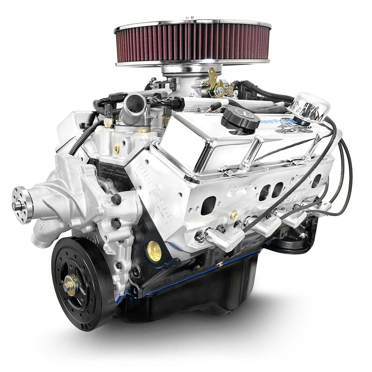 BluePrint Engines BP38318MPFID GM 383 Fully Dressed Stroker Long Block – 436 HP