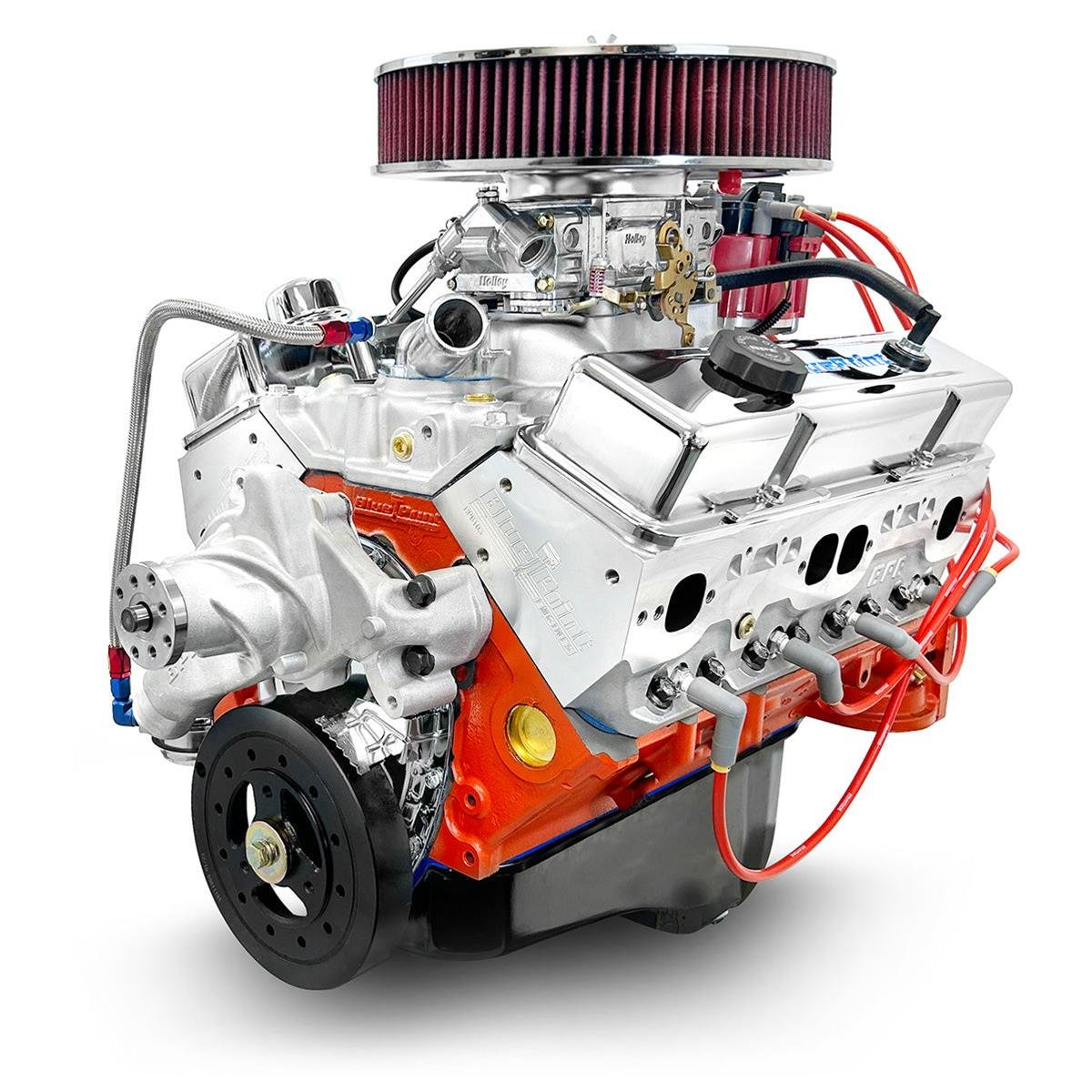BluePrint Engines BP4002CTC1D GM 400 Dressed Long Block Crate Engine – 500 HP