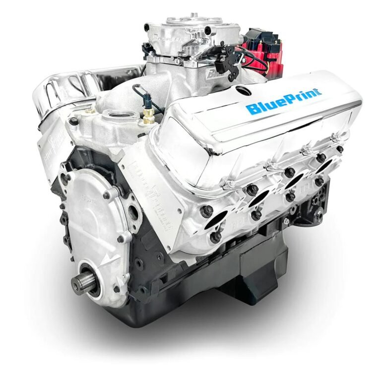 BluePrint Engines GM 496 C.I.D. 600 HP Stroker Dressed Fuel Injected Long Block Crate Engines BP4967CTF