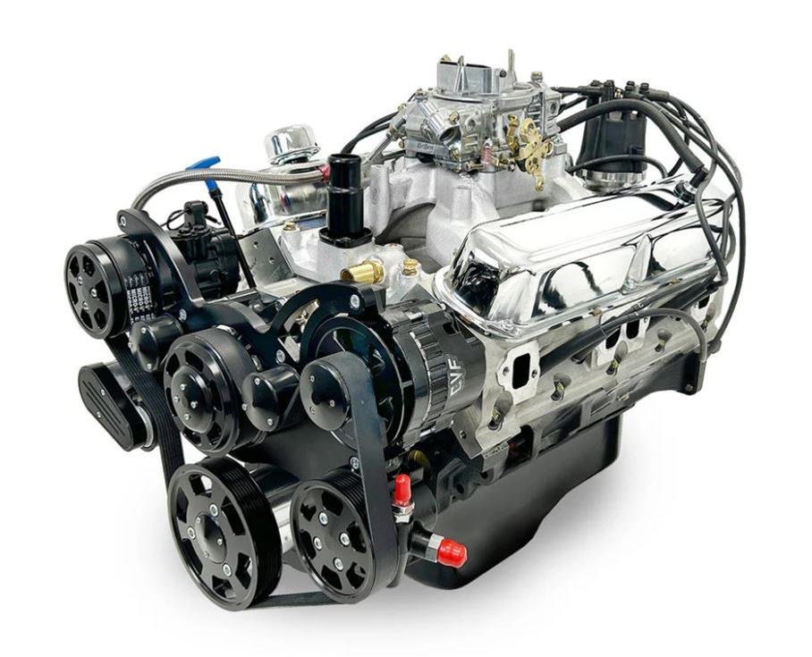 BluePrint Engines BPC4085CTCKB Chrysler 408 Dressed Long Block Crate Engine – 465 HP