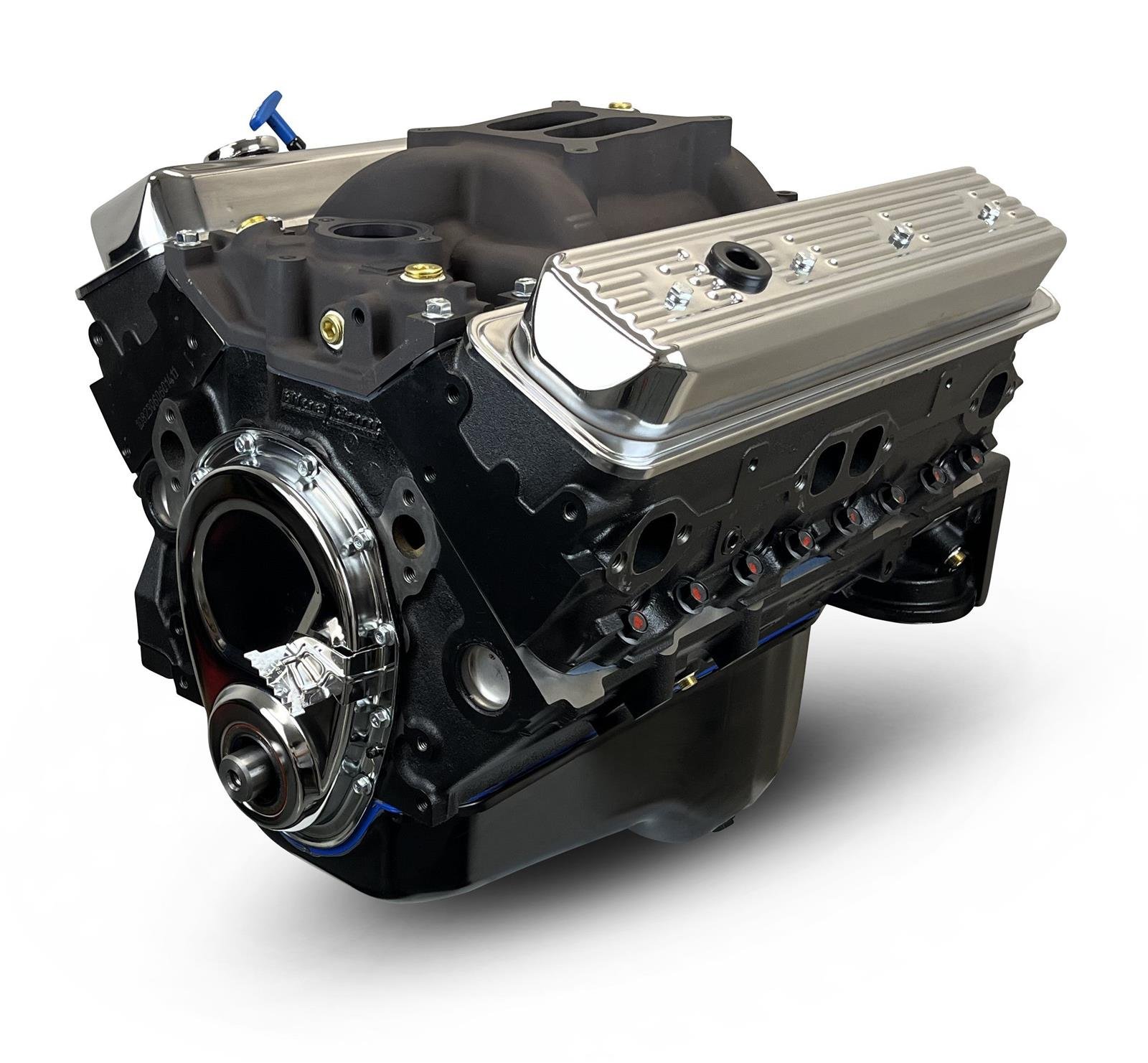 BluePrint Engines Marine MBP3830CT GM 383 Base Stroker Long Block – 405 HP, Cast Components