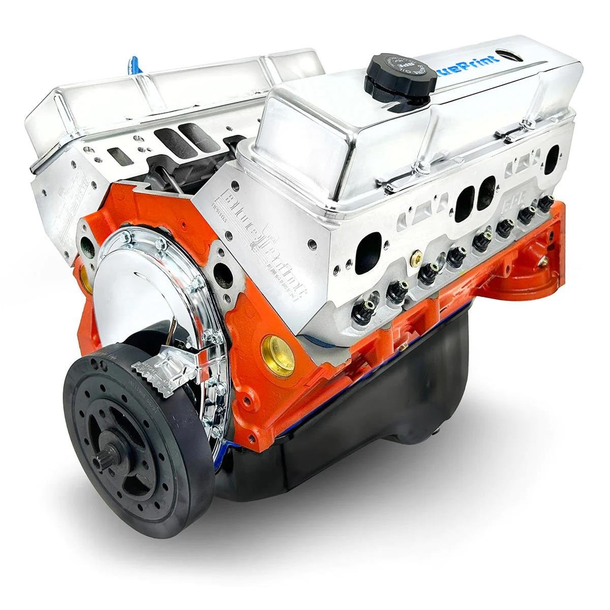 BluePrint Engines Pro Series PS4541CT1 454 Base Long Block Crate Engine – 563 HP